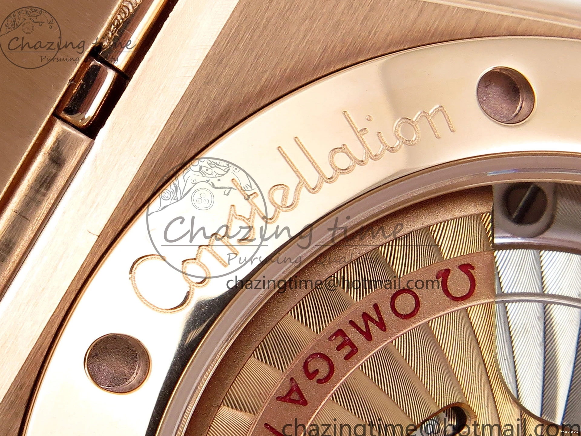 0202 DailyWear Constellation 39mm RG ASWF 1:1 Best Edition White Dial on RG Bracelet A 7781